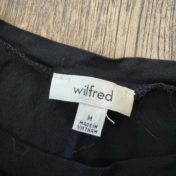 Aritzia Wilfred Black Peplum Tank - Picture 2 of 3